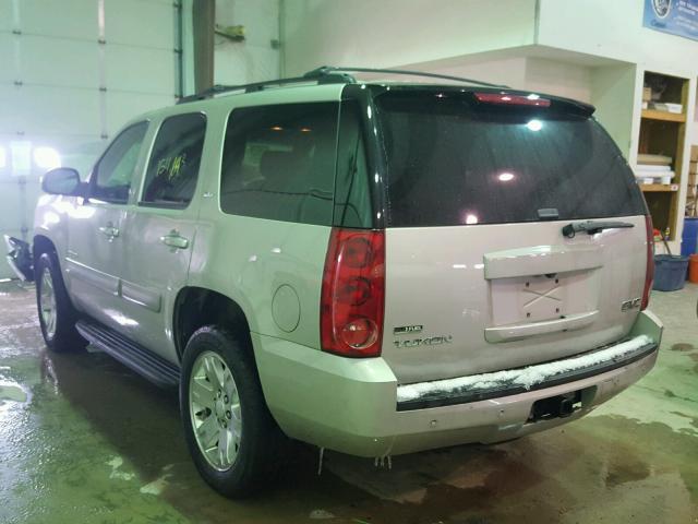 1GKFK33089R220551 - 2009 GMC YUKON SLT BEIGE photo 3