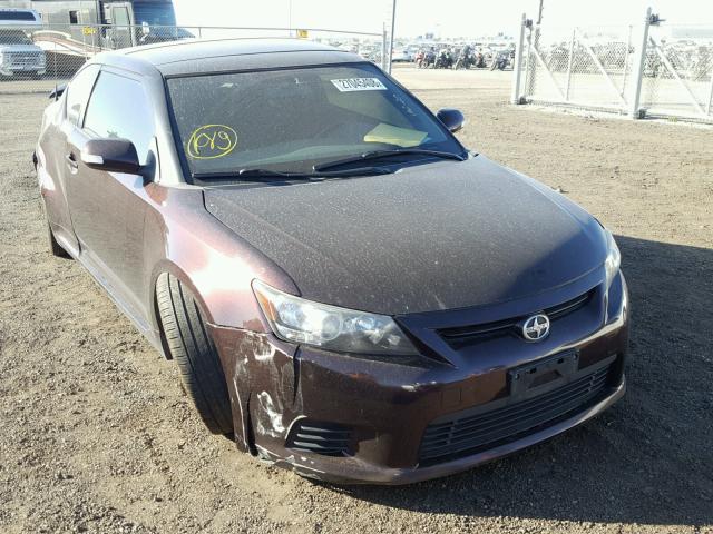 JTKJF5C73D3060876 - 2013 TOYOTA SCION TC 栗色 照片 1