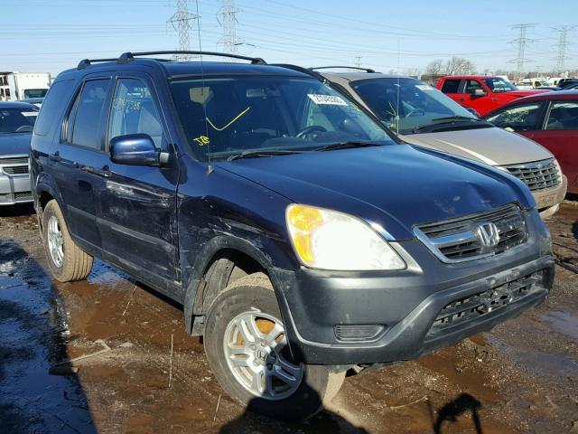 JHLRD78863C041026 - 2003 HONDA CR-V EX BLUE photo 1