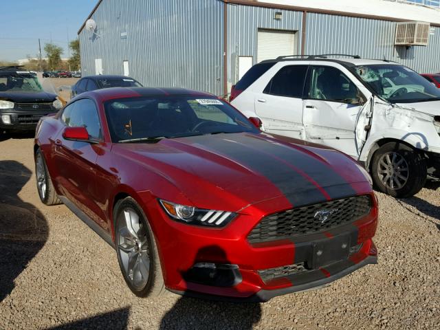 1FA6P8TH3H5219982 - 2017 FORD MUSTANG RED photo 1