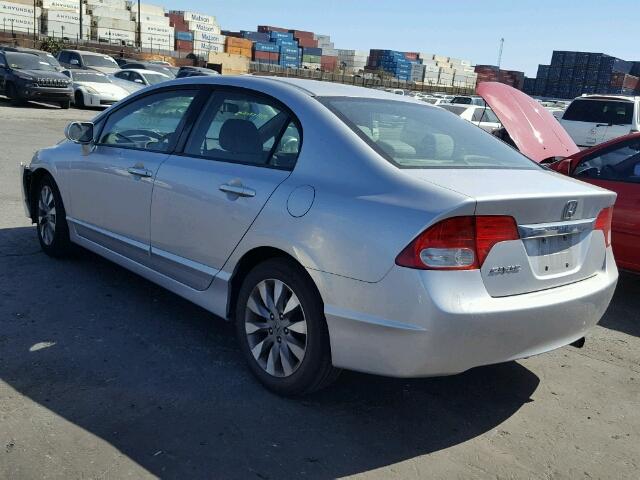 19XFA1F83AE043024 - 2010 HONDA CIVIC EX Gümüş foto 3