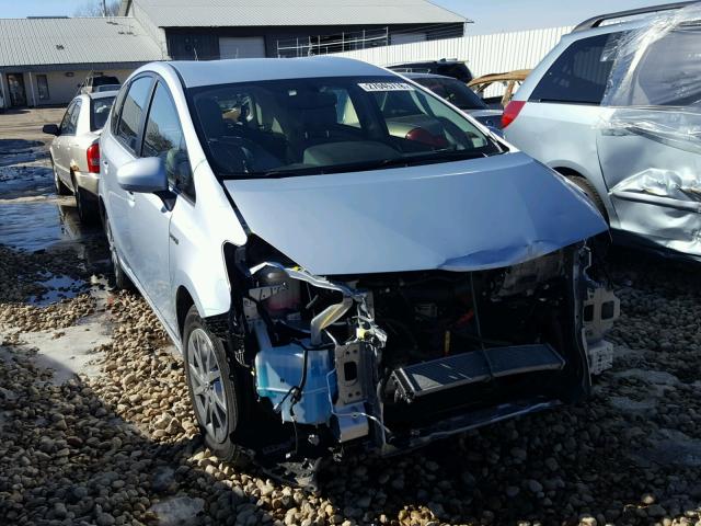 JTDZN3EU7GJ047858 - 2016 TOYOTA PRIUS V BLUE photo 1