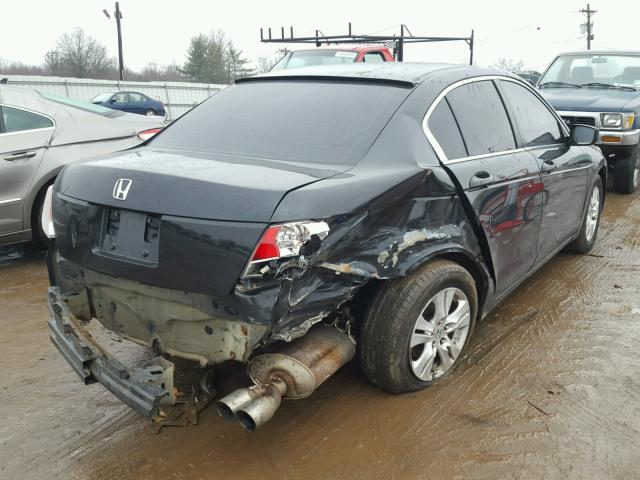 1HGCP26468A020985 - 2008 HONDA ACCORD LXP BLACK photo 4