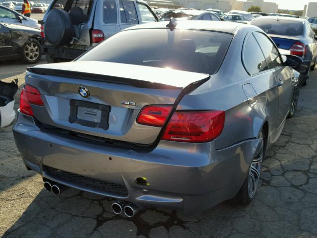 WBSKG9C50BE646041 - 2011 BMW M3 GRAY photo 4