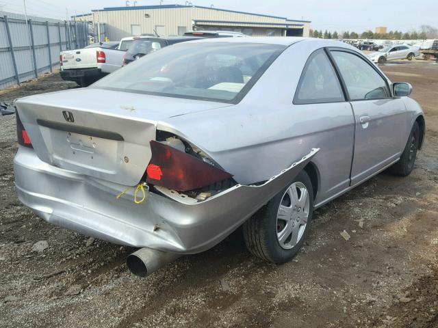 1HGEM229X2L031972 - 2002 HONDA CIVIC EX SILVER photo 4