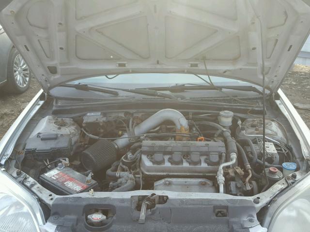 1HGEM229X2L031972 - 2002 HONDA CIVIC EX ვერცხლისფერი ფოტო 7