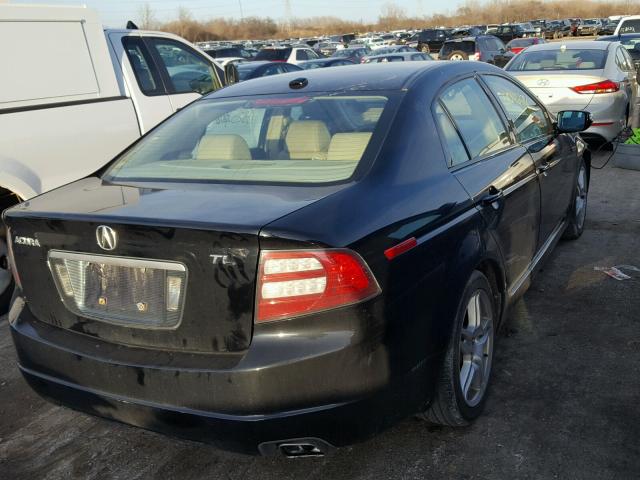 19UUA66247A044258 - 2007 ACURA TL BLACK photo 4