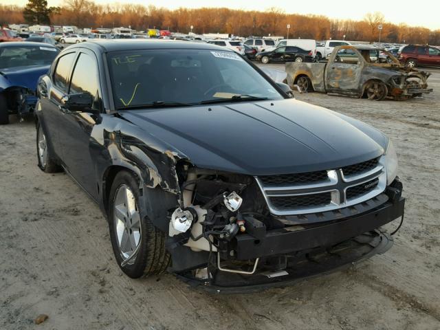 1B3BD2FG3BN524442 - 2011 DODGE AVENGER LU BLACK photo 1