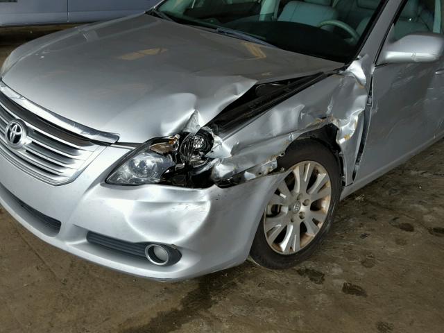 4T1BK36B28U257402 - 2008 TOYOTA AVALON XL SILVER photo 9