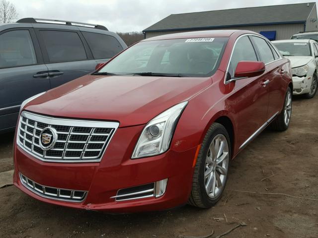 2G61N5S32E9154378 - 2014 CADILLAC XTS LUXURY RED photo 2