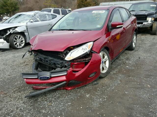 1FADP3F26DL167111 - 2013 FORD FOCUS SE RED photo 2