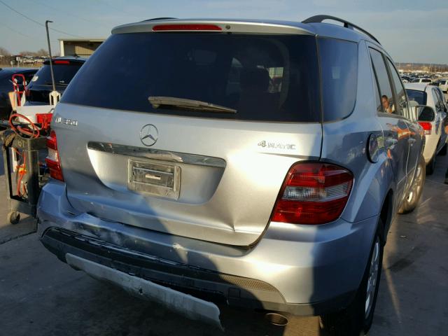 4JGBB86E36A148842 - 2006 MERCEDES-BENZ ML 350 BLUE photo 4