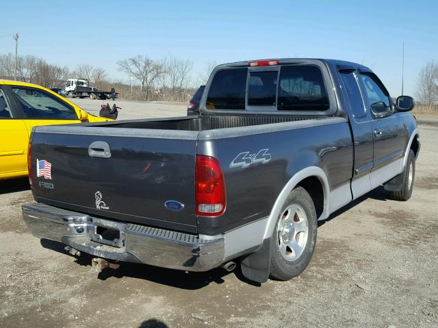 1FTRX18LX2NB61968 - 2002 FORD F150 GRAY photo 4