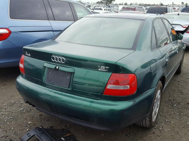 WAUDC28D7YA100546 - 2000 AUDI A4 1.8T QU GREEN photo 4