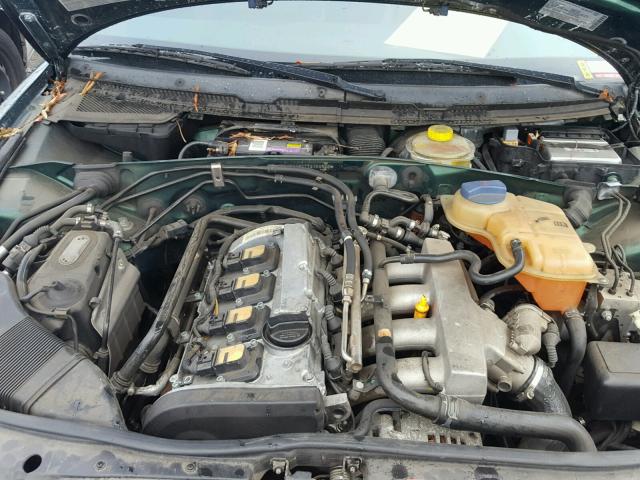 WAUDC28D7YA100546 - 2000 AUDI A4 1.8T QU GREEN photo 7