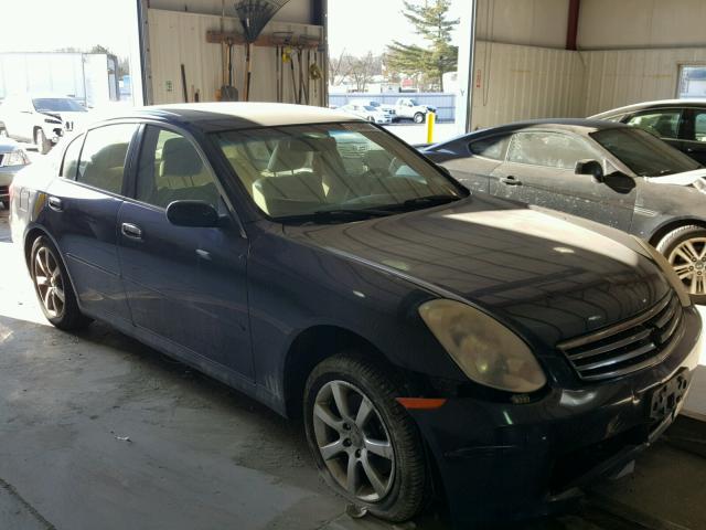 JNKCV51F56M602651 - 2006 INFINITI G35 BLUE photo 1