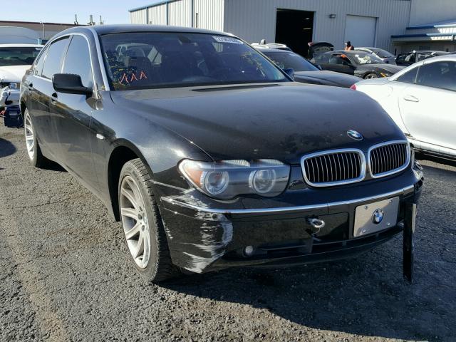 WBAGN63432DR04158 - 2002 BMW 745 LI BLACK photo 1