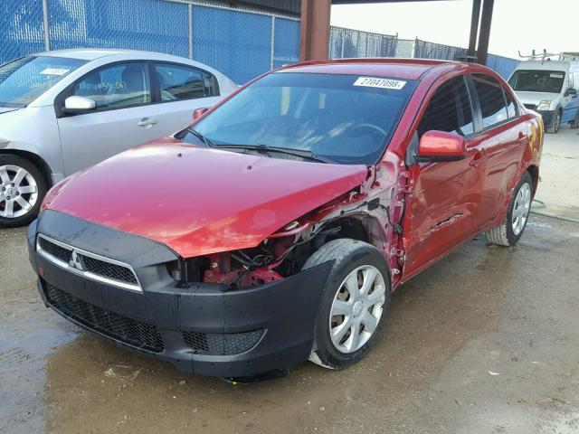 JA32U2FU8DU016317 - 2013 MITSUBISHI LANCER ES/ RED photo 2