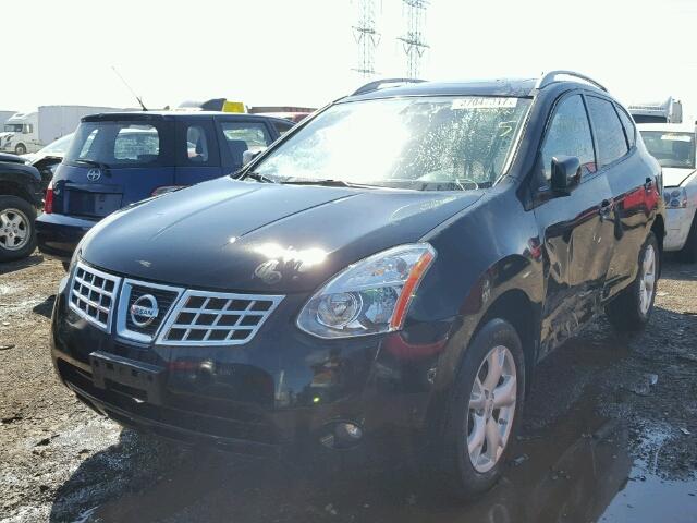 JN8AS58V89W436833 - 2009 NISSAN ROGUE S BLACK photo 2