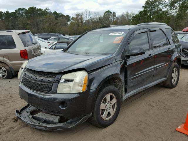 2CNDL33F186291939 - 2008 CHEVROLET EQUINOX LT BLACK photo 2