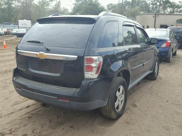 2CNDL33F186291939 - 2008 CHEVROLET EQUINOX LT BLACK photo 4