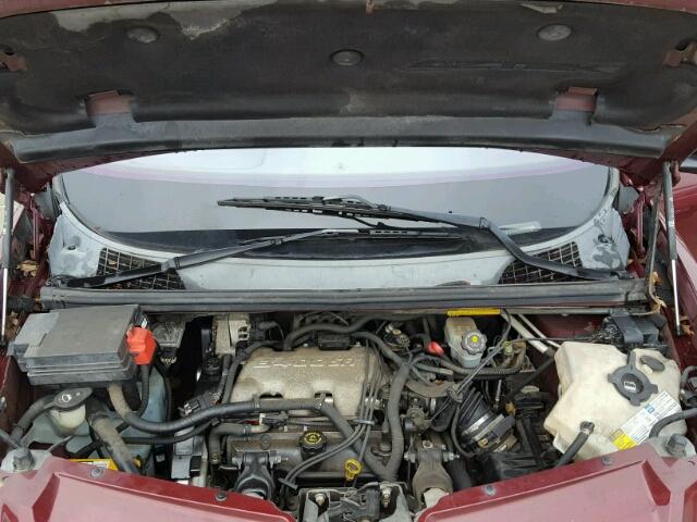 3G7DA03E32S550437 - 2002 PONTIAC AZTEK MAROON photo 7