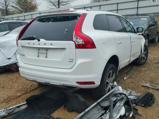 YV4902DZ5E2505357 - 2014 VOLVO XC60 T6 WHITE photo 4