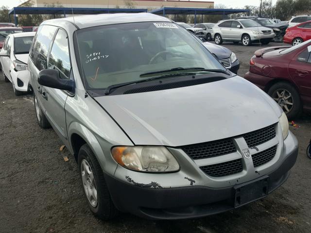 1D4GP25383B240255 - 2003 DODGE CARAVAN SE GREEN photo 1