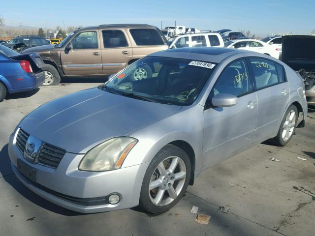 1N4BA41E14C838068 - 2004 NISSAN MAXIMA SE SILVER photo 2