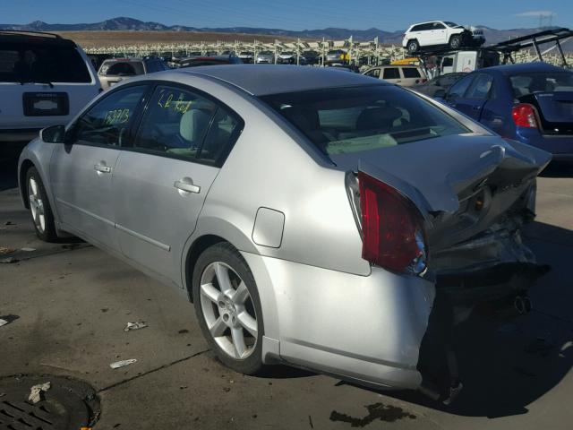 1N4BA41E14C838068 - 2004 NISSAN MAXIMA SE SILVER photo 3