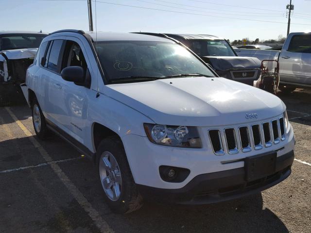 1C4NJCBA7FD334103 - 2015 JEEP COMPASS SP WHITE photo 1