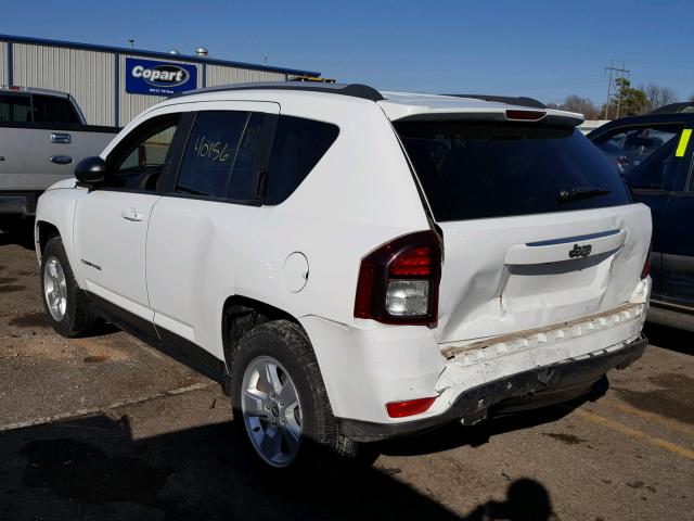 1C4NJCBA7FD334103 - 2015 JEEP COMPASS SP WHITE photo 3