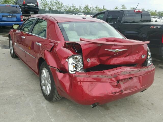 2C3KA63H26H455418 - 2006 CHRYSLER 300C RED photo 3