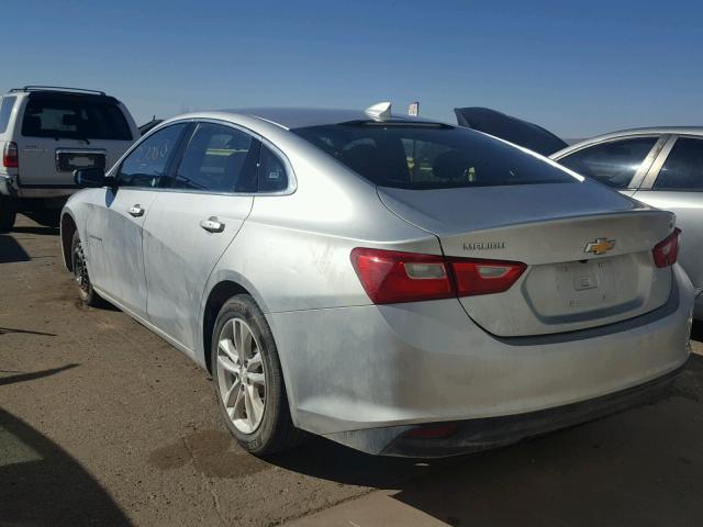 1G1ZE5ST4HF199939 - 2017 CHEVROLET MALIBU LT SILVER photo 3