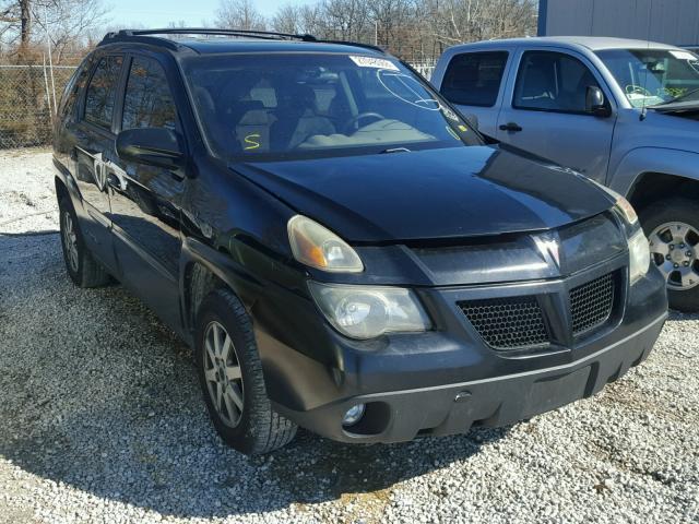 3G7DA03E62S597266 - 2002 PONTIAC AZTEK BLACK photo 1