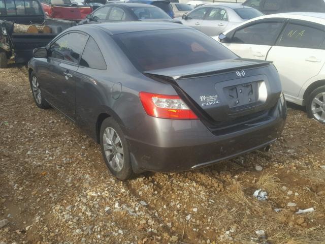 2HGFG12989H530475 - 2009 HONDA CIVIC EXL CHARCOAL photo 3