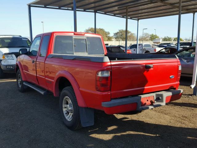 1FTYR44U72PA02710 - 2002 FORD RANGER SUP RED photo 3