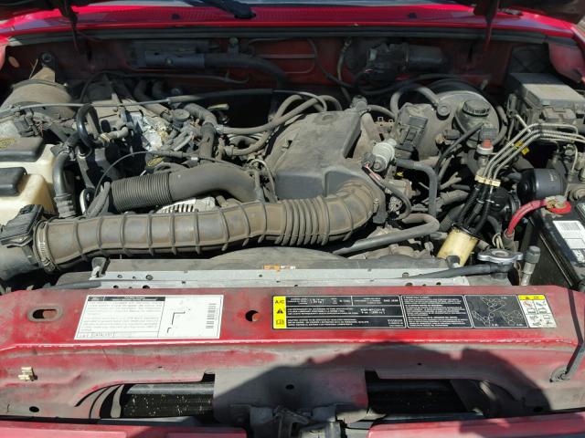 1FTYR44U72PA02710 - 2002 FORD RANGER SUP RED photo 7