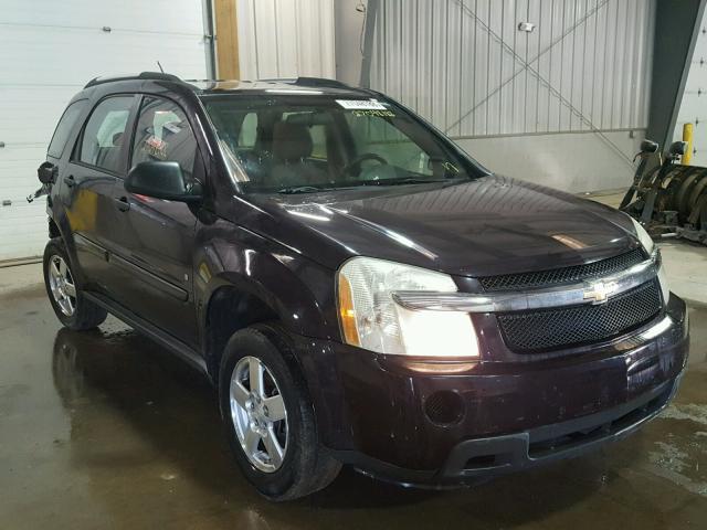 2CNDL13F876053685 - 2007 CHEVROLET EQUINOX LS PURPLE photo 1