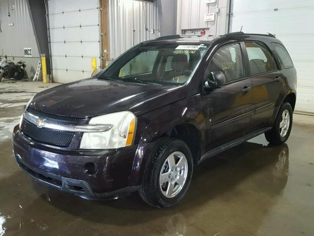 2CNDL13F876053685 - 2007 CHEVROLET EQUINOX LS PURPLE photo 2