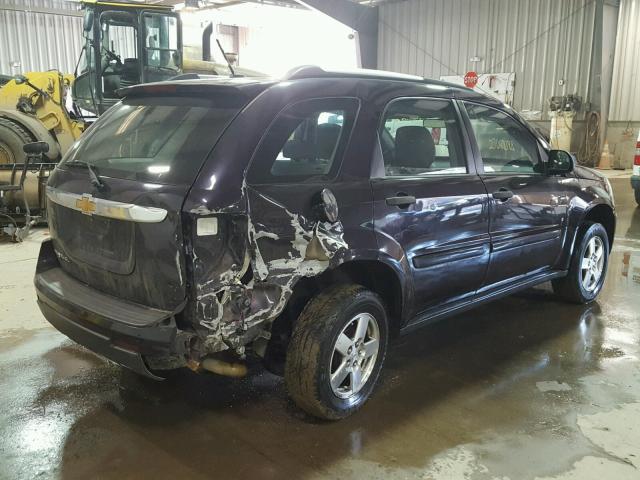 2CNDL13F876053685 - 2007 CHEVROLET EQUINOX LS PURPLE photo 4