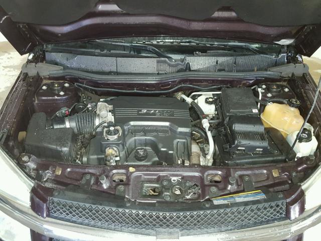 2CNDL13F876053685 - 2007 CHEVROLET EQUINOX LS PURPLE photo 7