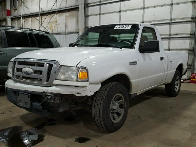 1FTYR10DX8PA51476 - 2008 FORD RANGER WHITE photo 2