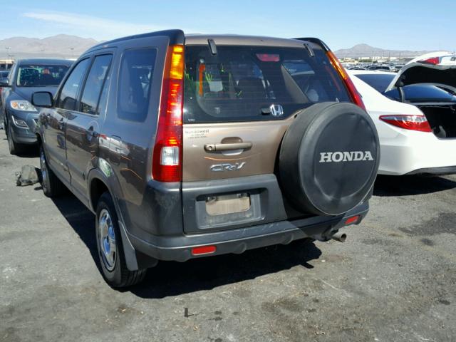 JHLRD68493C013695 - 2003 HONDA CR-V LX GOLD photo 3