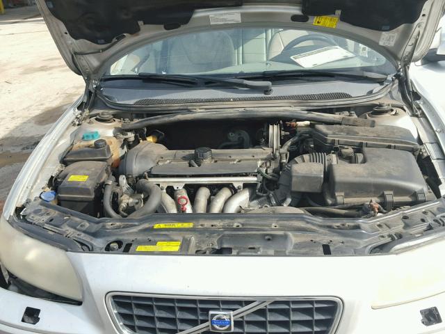 YV1RS612752435916 - 2005 VOLVO S60 SILVER photo 7