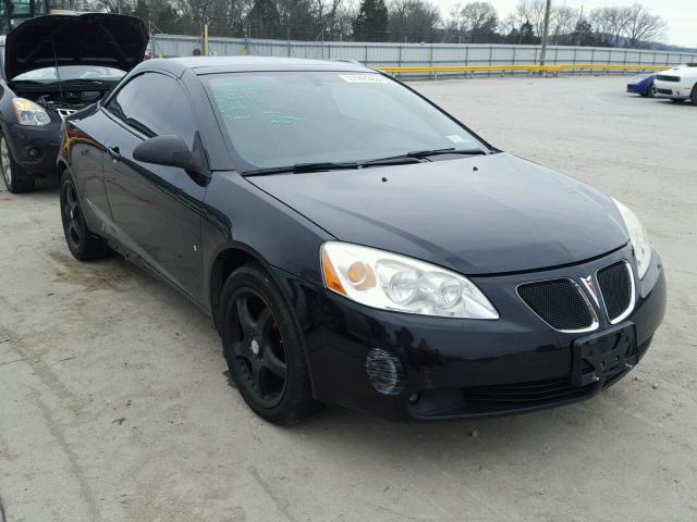 1G2ZH36N274132382 - 2007 PONTIAC G6 GT BLACK photo 1