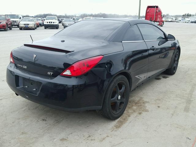 1G2ZH36N274132382 - 2007 PONTIAC G6 GT BLACK photo 4