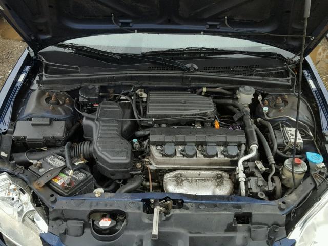 JHMES26715S001667 - 2005 HONDA CIVIC EX ლურჯი ფოტო 7