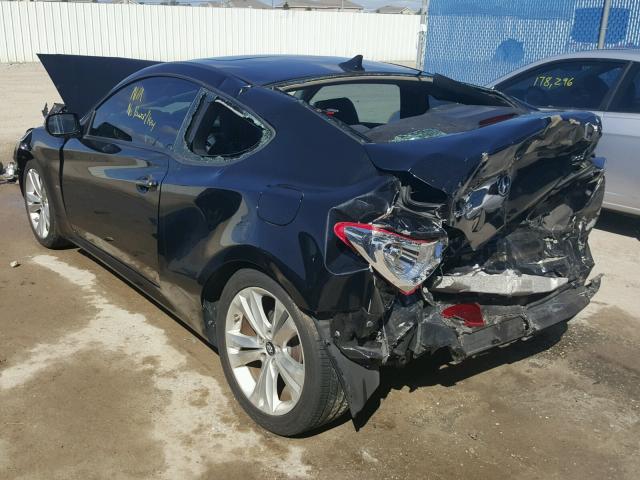 KMHHT6KD5BU053409 - 2011 HYUNDAI GENESIS CO BLACK photo 3