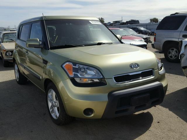 KNDJT2A26B7316553 - 2011 KIA SOUL GREEN photo 1